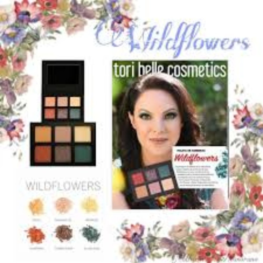 Tori Belle Wildflowers Eyeshadow Palette NWT